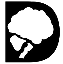 thought project idea 2: brain as center of letter "D"